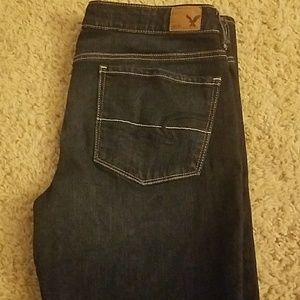 American Eagle skinny jeans dark denim